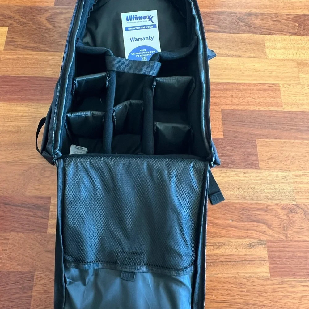 New, never used Ultimaxx Camera/Camcorder Professional Backpack with tags